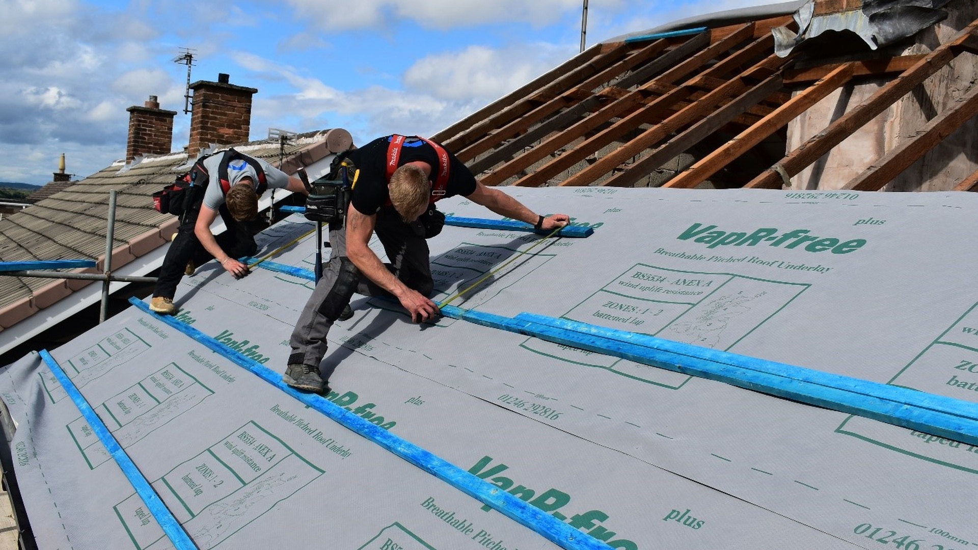 Roof Battens & Membrane